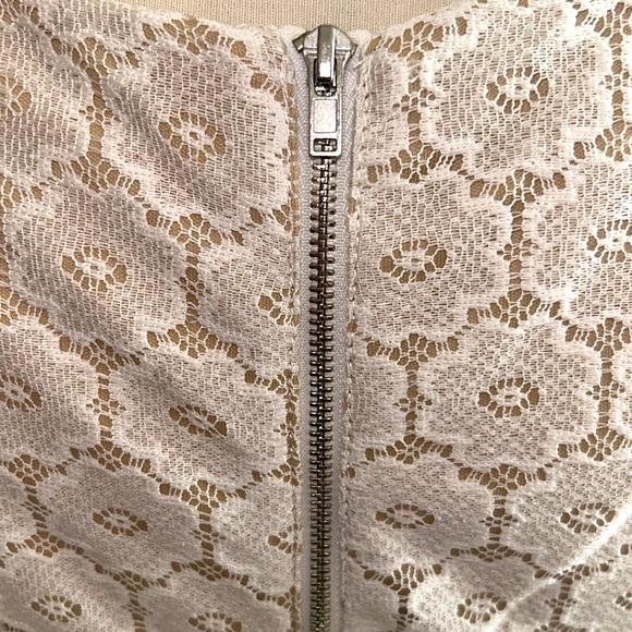 NWT⭐️DANNY and NICOLE Ivory Cream LACE DRESS Size 10 - Picture 6 of 16